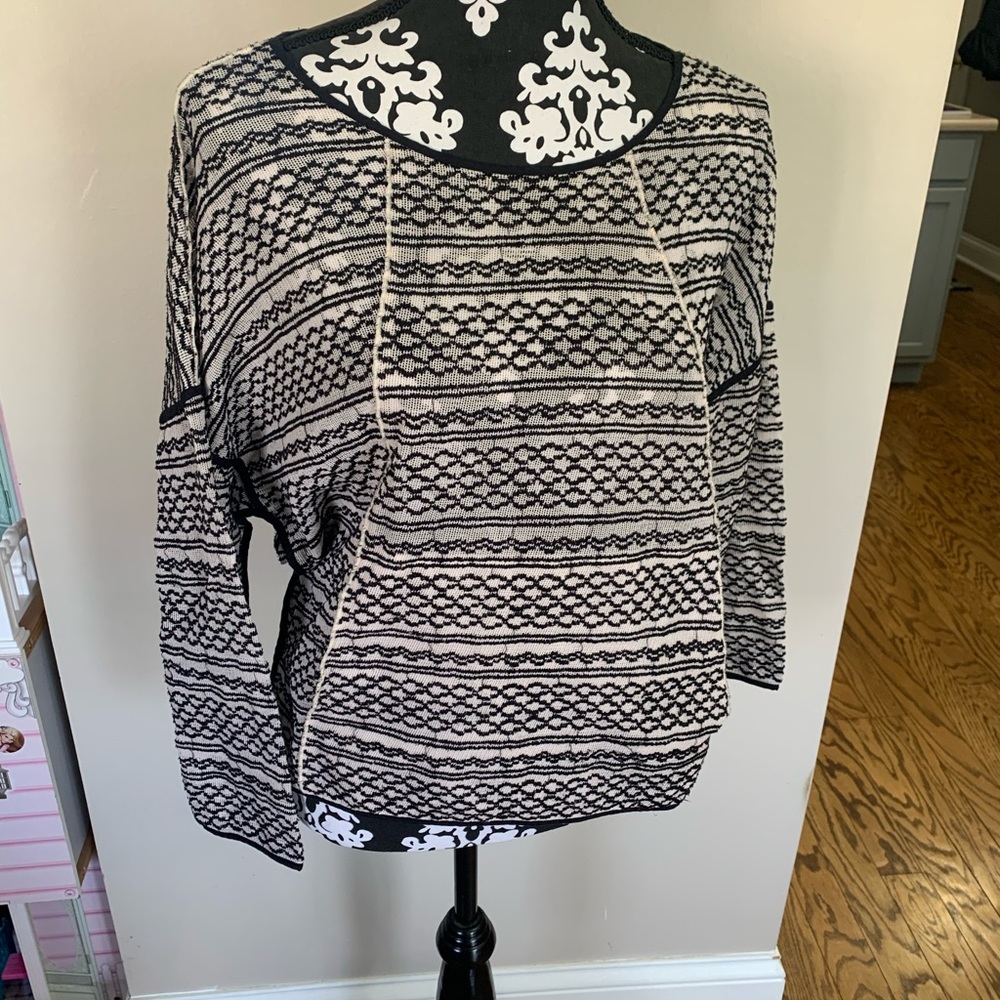 Madewell sweater Aztec print medium